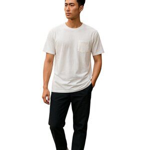 Banana Republic Mens Sweater Tee Shirt White Size XL